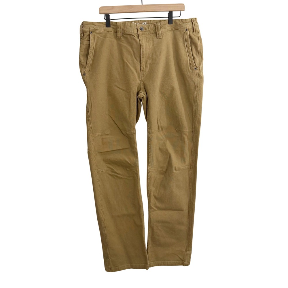 Eddie Bauer Utility Canvas Relaxed Fit Cargo Pants Tan 38 Gorpcore Workwear